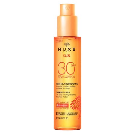 Nuxe Tanning Oil Face & Body SPF 30 150 ml, Skincare, Solpleje, Solcreme