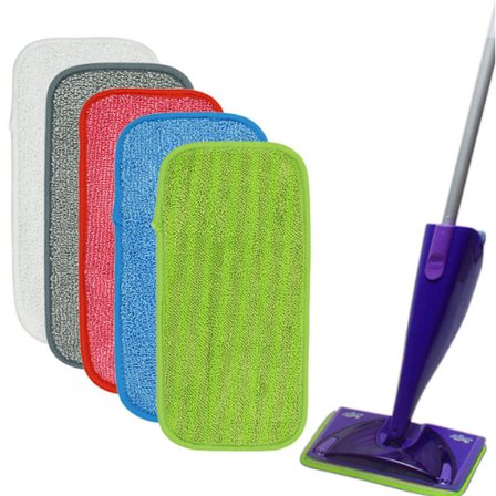 5-pack moppkuddar kompatibla med Swiffer Wetjet Sweeper Mop