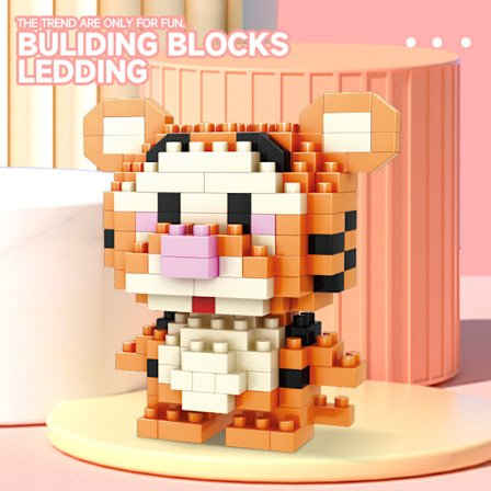 barn dockor mikro partikel byggsten montering prydnadssaker leksaker