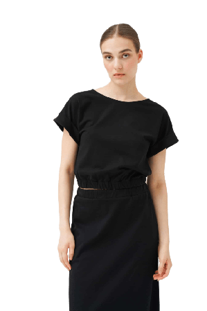 Residus Lily Top - Black T-shirts & toppar Dam Svart L