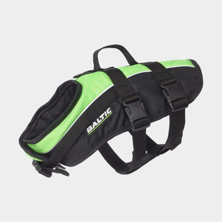 Hundeschwimmweste Baltic Mascot, grün/schwarz, Medium (8 - 15 kg)- Schwimmweste für Hunde - Boot