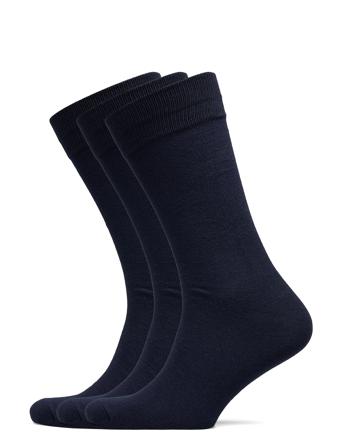 Slh3-Pack Cotton Sock Blue Selected Homme
