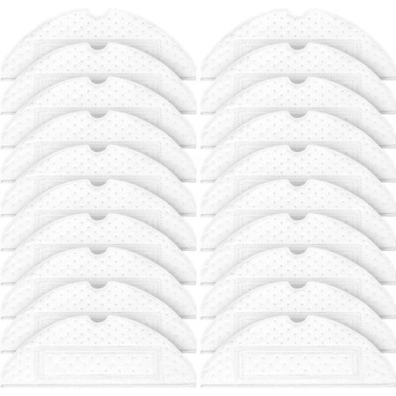 20-pack mopptillbehör till Roborock S7 MaxV Ultra / S7 MaxV / S7 Plus / S7 Max / S7 dammsugare, engångsmoppar till Roborock S7