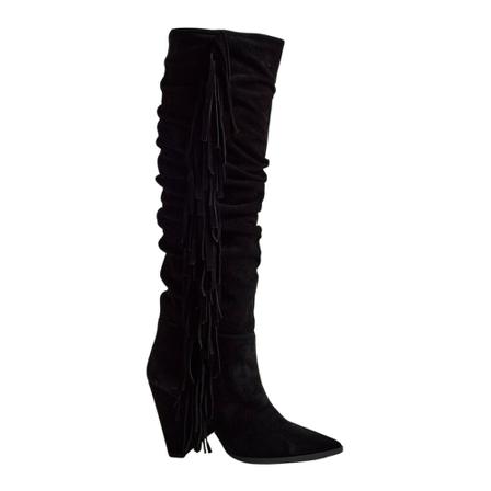 Dondup, Over-knee Boots Zwart, Dames, Maat:39 EU