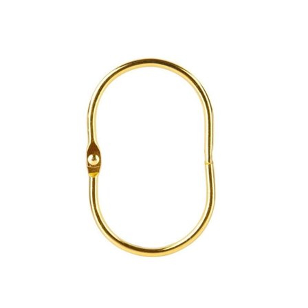 8 Stk Bruseforhæng Kroge Bruseringe GULD GULD