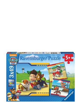 Paw Patrol Fury Heroes 3X49P Toys Puzzles And Games Puzzles Classic Puzzles Monivärinen/Kuvioitu Ravensburger