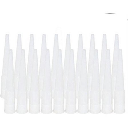 20 stk. patronhylstre silikone udskiftningsspidser silikonespidser patron patronstudser studser (interface indvendig diameter: 15 mm)