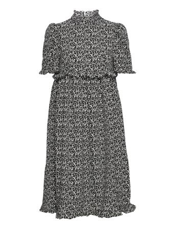 Virose 2/4 Sleeve Dress /Rx Knelang Kjole Multi/mønstret Vila