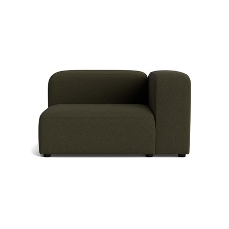 Milo XL hjørnemodul, højrevendt - Loop Grøn - 100x130x72 - Sofa