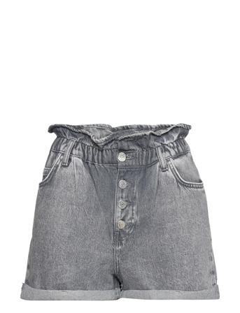 Onlcuba Life Paperbag Dnm Shorts Grey ONLY