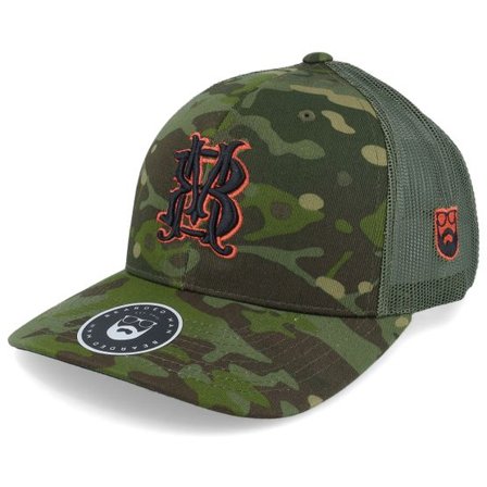 Bearded Man - Camo trucker Keps - Monogram Multicam Tropic Camo Trucker @ Hatstore