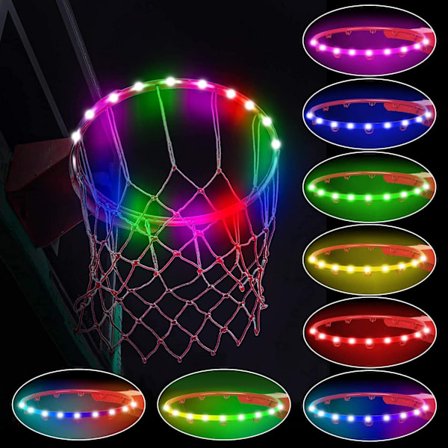 Led Basketball Hoop Lights, Fjernbetjening Basketball Rim Led Lys