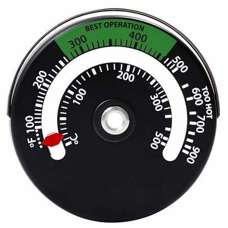 Magnetisk spis termometer eld spis rör temperatur monitor termometer mätare