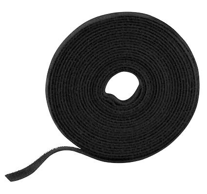 Deltaco Touch fastener tape 5.0 M 9MM BLACK
