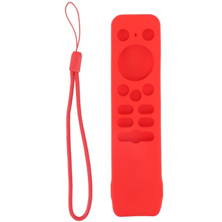 Pehmeä silikoninen suojakotelo Realme TV Stick -kaukosäätimelle, punainen pudotussuoja