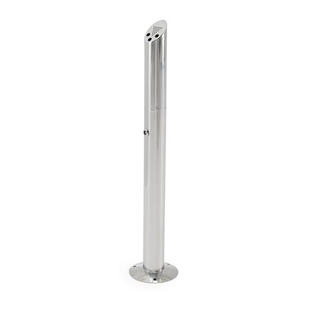 Stainless cigarette bin JAMES, free-standing, Ø 76x920 mm