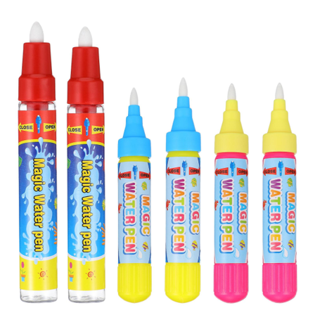Heallily 6 kpl vesivärikynät Aqua piirustus Doodle kynät Vaihto vesikynät Doodle matolle