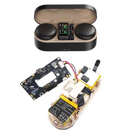 Batteri til AnkerWork M650-sendere og -modtagere