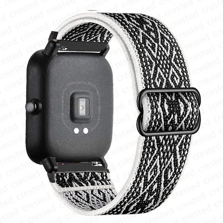 20 mm/22 mm bånd for Amazfit Gts 4//2/2e/3/gts2 Mini/gtr 4/3/pro/gtr2/47 mm/stratos Nylon elastisk klokkearmbånd Amazfit bipsrem