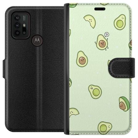 Motorola Moto G30 Lompakkokotelo Iloinen Avokado