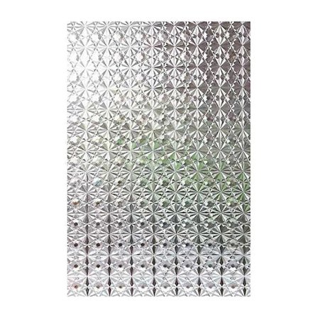 Farget Glass Vindusfilm, Statisk Film, Vinduspersonvernfilm, Regnbuevindusfilm-Stil3 (FMY)