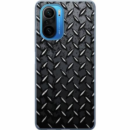 Xiaomi Poco F3 Mjukt Skal - Metalliskt Mönster