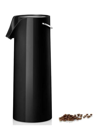 Pumpetermokande 1,8L Black Home Tableware Jugs & Carafes Thermal Carafes Sort Eva Solo
