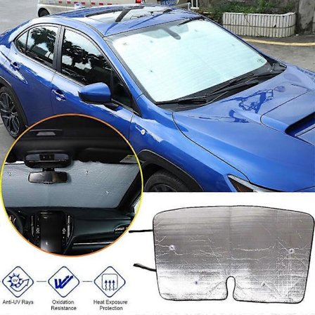 Solskydd för vindruta UV-visir hopfällbart för Subaru WRX 22-23