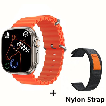 Watch 8 Ultra Smartwatch För Man Kvinna Fitness NFC Original 1:1 IWO Serie 8 BT Samtal Smartklockor För Apple Android Telefon