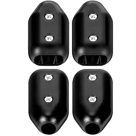 4 kpl Köysipuristimia, Uudelleenkäytettävä Köysipuristin 3/8 tuumaa Köysiliitin Puristin Sopii 7-8 mm Nylonköydelle tai Punotuille Köysille - 