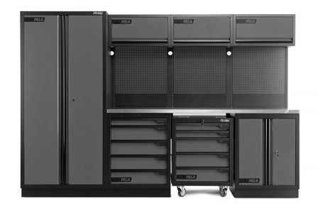 PELA 2.0 546213 Garageindretning Grå/sort, Garageindretning & opbevaring