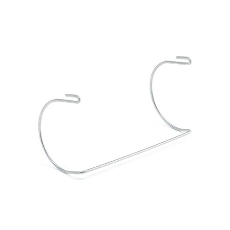 Roll holder for refuse bag stands