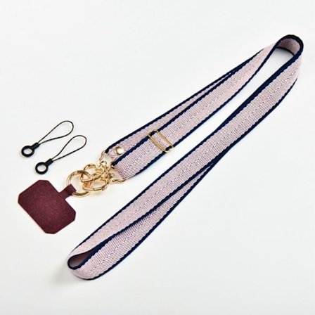 Bow Knot Phone Strap Mobiltelefon Lanyard PINK