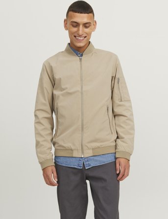 Jack & Jones Jjerush Bomber Noos - Beige - XXL