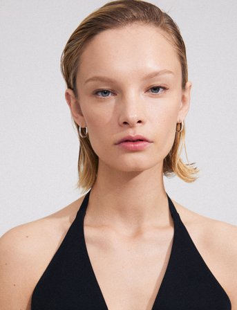 Pilgrim True Hoop Earrings Silver-Plated - Silver - ONE SIZE