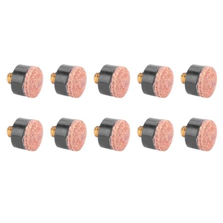 10 stk Biljard Snooker Pool Cue Pole Tips Reservedeler Takletilbehør (11mm)