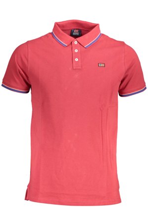 Norway 1963 Polo Maniche Corte Uomo Rosso