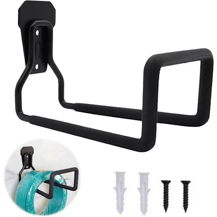 Garasjekroker - Oppbevaring av hageslange - 1 stk. veggmontert verktøystativ - Hageslangeholder