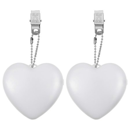 2 stk. Touch Sensor Håndtaske Lampe Lille Bærbar Lampe Hjerteformet Batteridrevet Lampe Punglampe-FM-