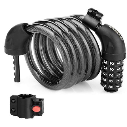 Sykkellåser med 5-sifret kodekombinasjonslås