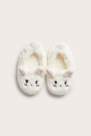 Kappahl | Tøfler kanin | Offwhite