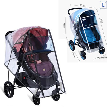 Et stykke i stor størrelse - dobbelt lynlåsdør - brillevindue - b