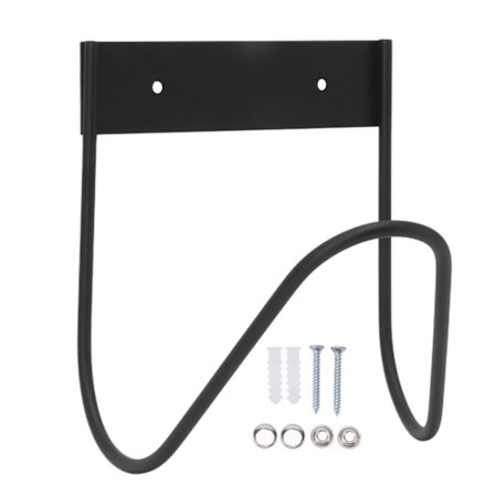 Hageslangeholder 304 Rustfritt Stål Veggmontert Heavy Duty Vannetslange Krok Oppheng for Hage Svart