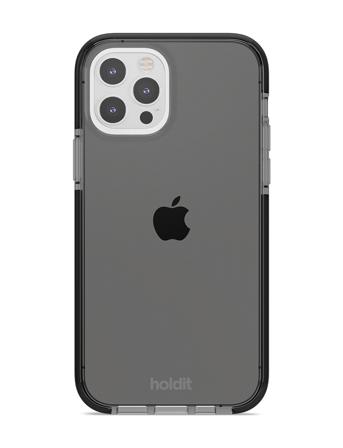 Seethru Case Iph 12/12Pro Mobiltilbehør/covers Ph Cases Svart Holdit