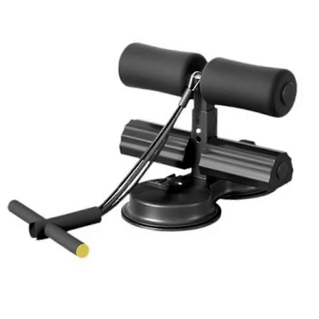 Ab Trenings Hjelpeapparat, Bærbar Sit up Treningsutstyr for Mage Hjemmegym, svart