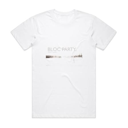 Bloc Party Silent Alarm Album Cover T-Shirt Vit L
