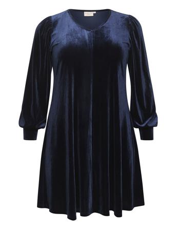 Kchellen Dress Kort Kjole Navy Kaffe Curve