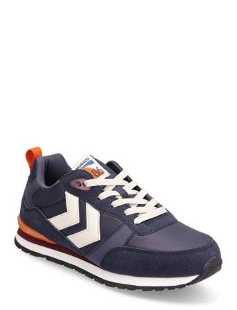 Monaco 86 Ns Lave Sneakers Marineblå Hummel*Betinget Tilbud