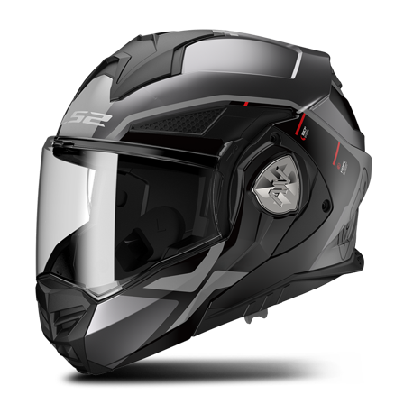 Adventurehelm LS2 FF901 ADVANT X Metryk Matt Titan/Schwarz XL