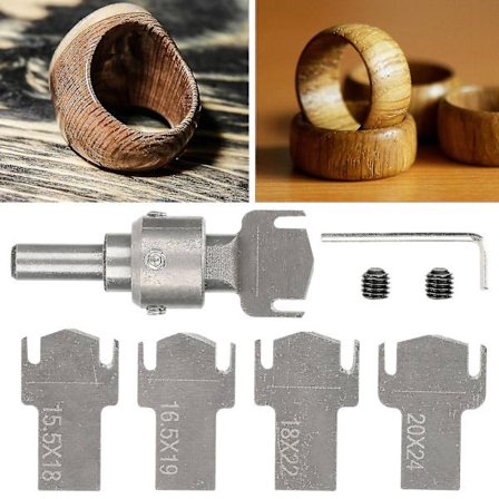 Ringbor-sæt til træbearbejdning - tykt multiskæresæt i træ